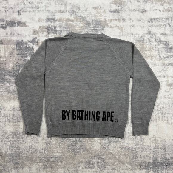 Authentic Bape 2000’s Angry Ape Knit Sweater M - Picture 4 of 7